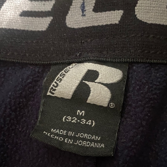 Russell Athletic Men's Navy Joggers - Picture 3 of 3